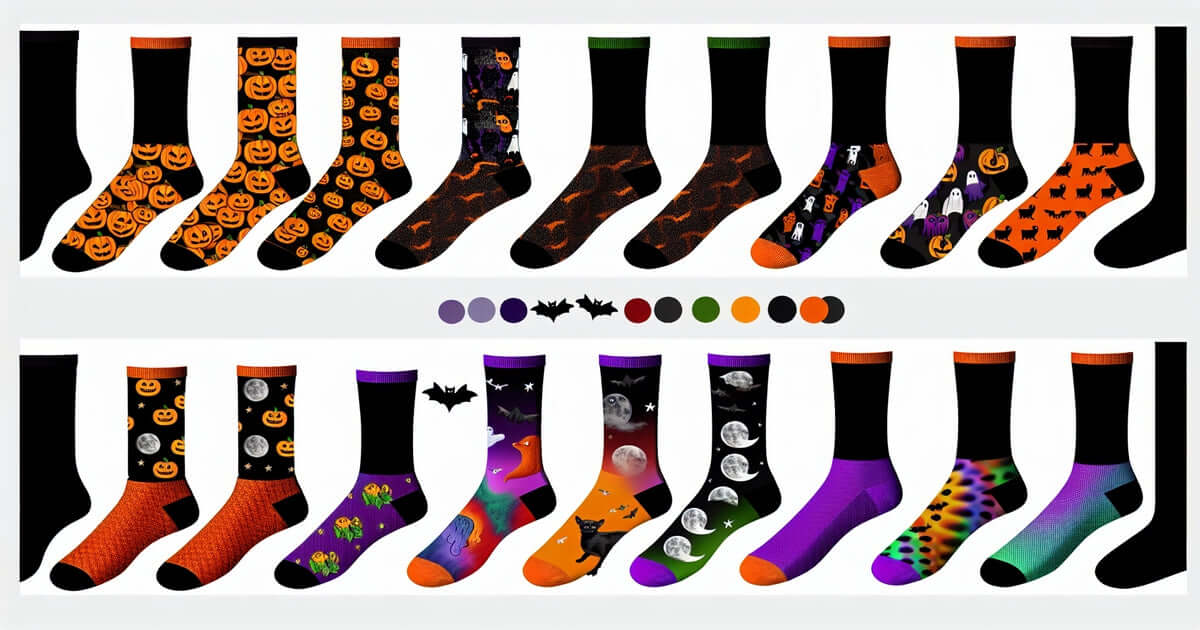 Halloween Socks | Festive Spirit | Comfort and Warmth | Ghost Designs | Pumpkin-Themed | Skull Socks | Glow-in-the-Dark