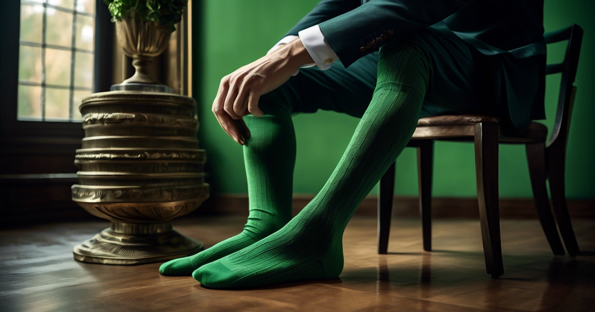 Fashion Trends | Green Socks | Colour Psychology | Men's Fashion | Sock Subscription | Cotton Socks