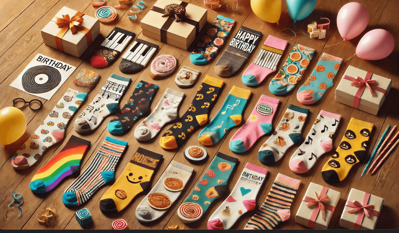 birthday socks | unique sock gifts | themed socks | fun socks collection | premium socks for gifts | Sock Geeks birthday socks | stylish socks gift