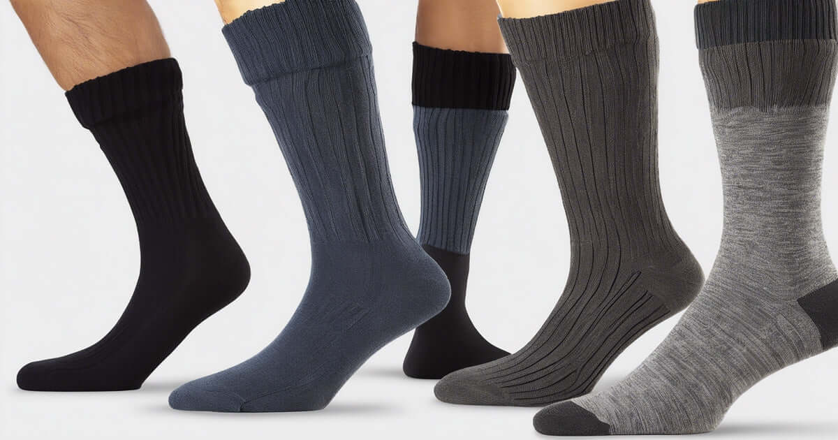 100 Cotton Socks | Knee High | Dress Socks | Comfort and Stylish Socks