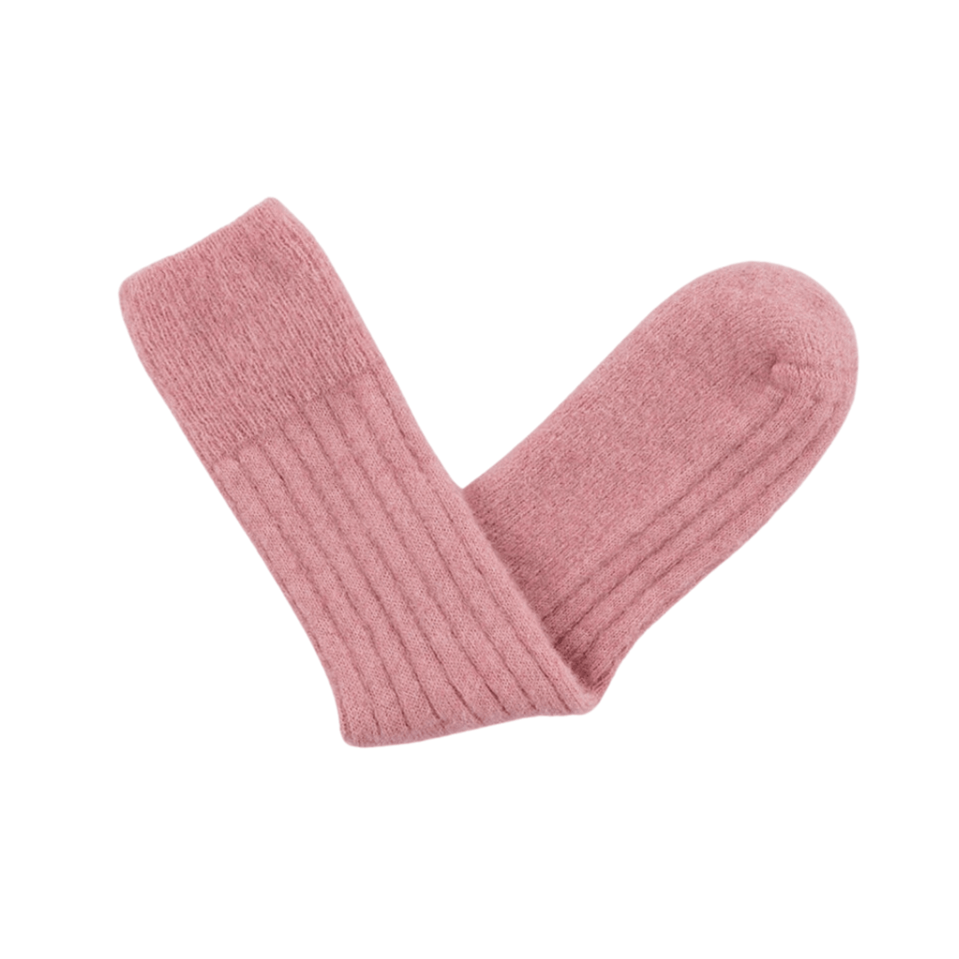 Pink socks | Lambswool | Comfort | Cozy | Loungewear