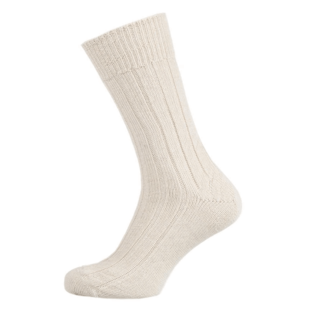 Cream | Lambswool Socks | Collection | Loungewear | Cozy