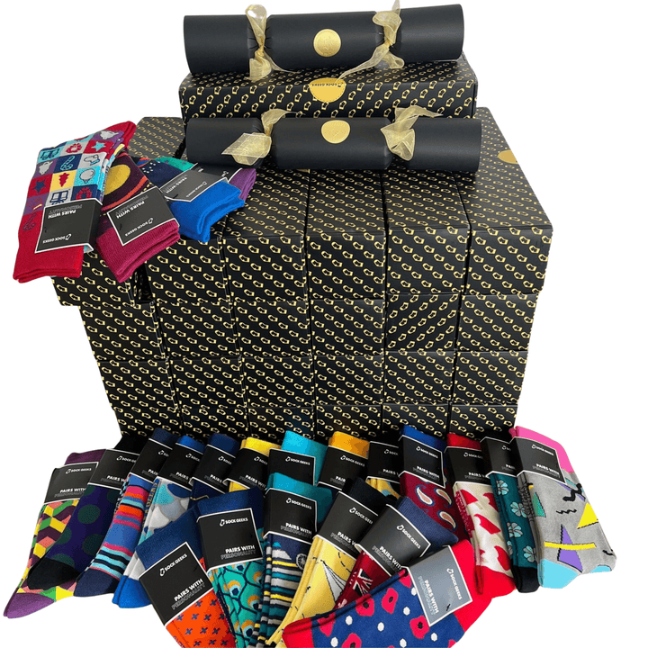 luxury sock advent calendar | Christmas cracker socks | sock geeks advent calendar 2025