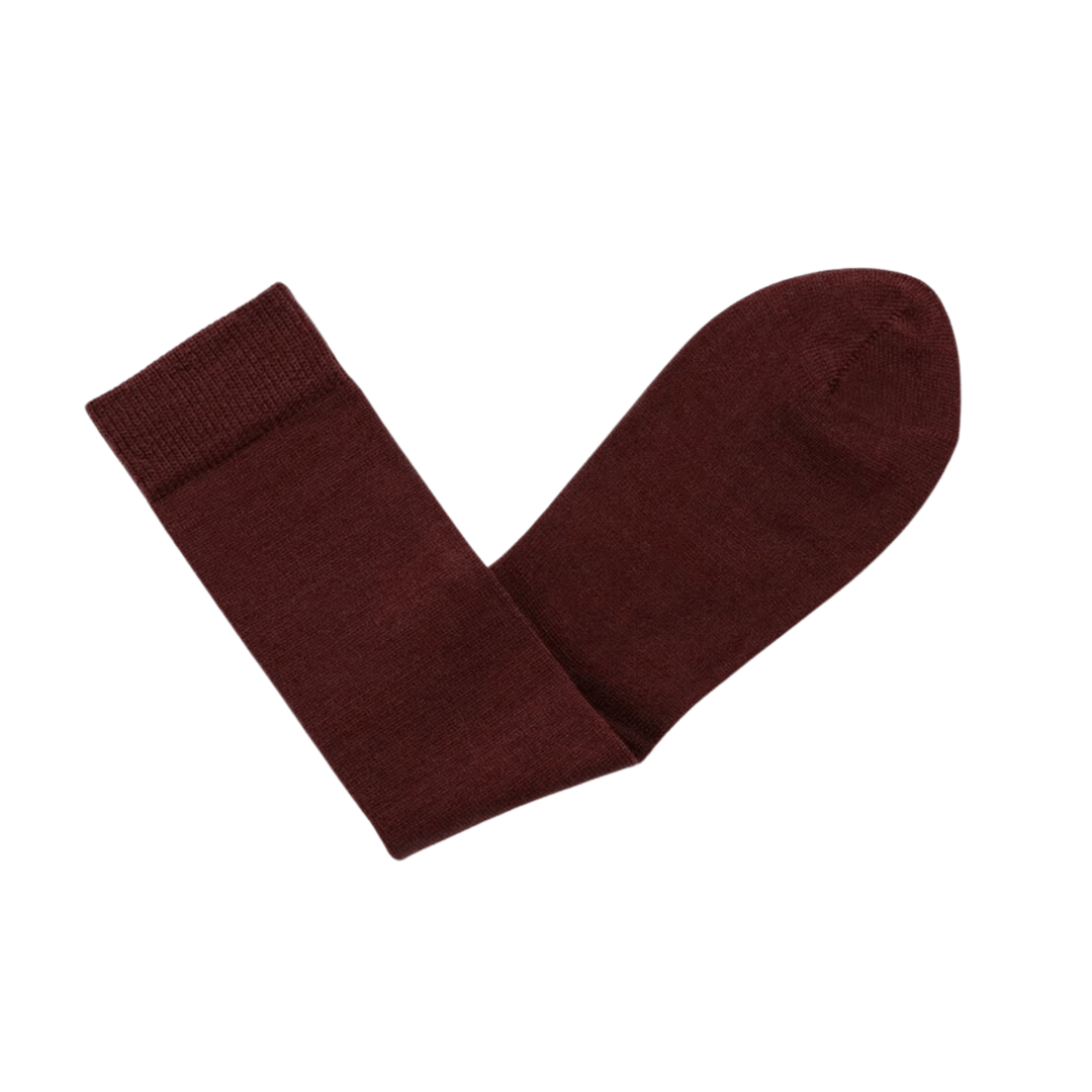 Burgundy Socks | Merino | Wool | Socks | Comfort