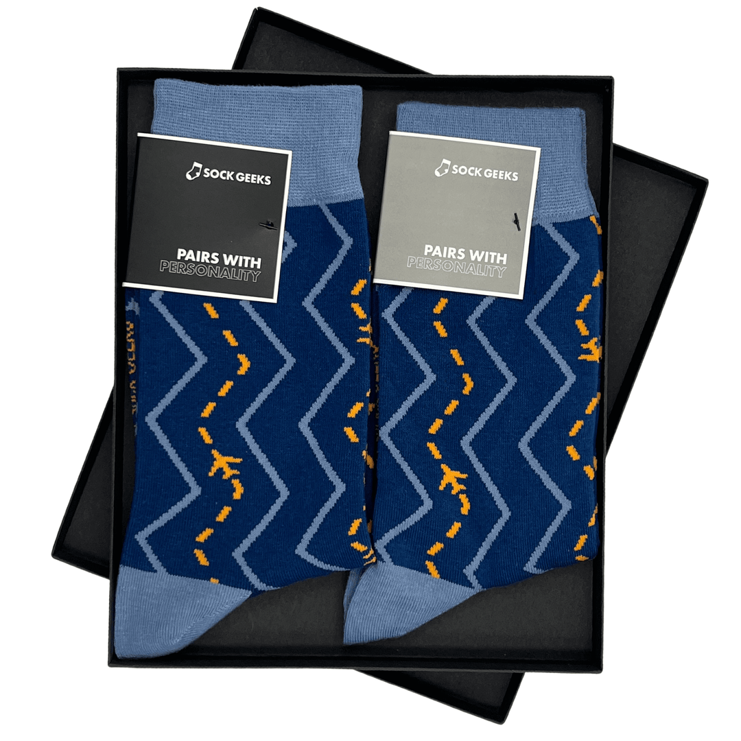 Matching socks for couples | Aviation fashion | Business collection | Ambitious sock design | 