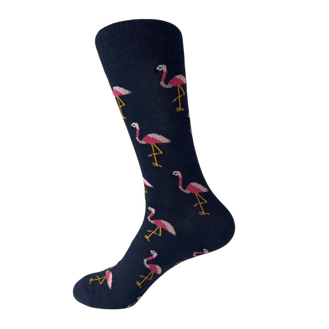 flamingo socks | Sock Geeks | elegant socks | premium cotton socks