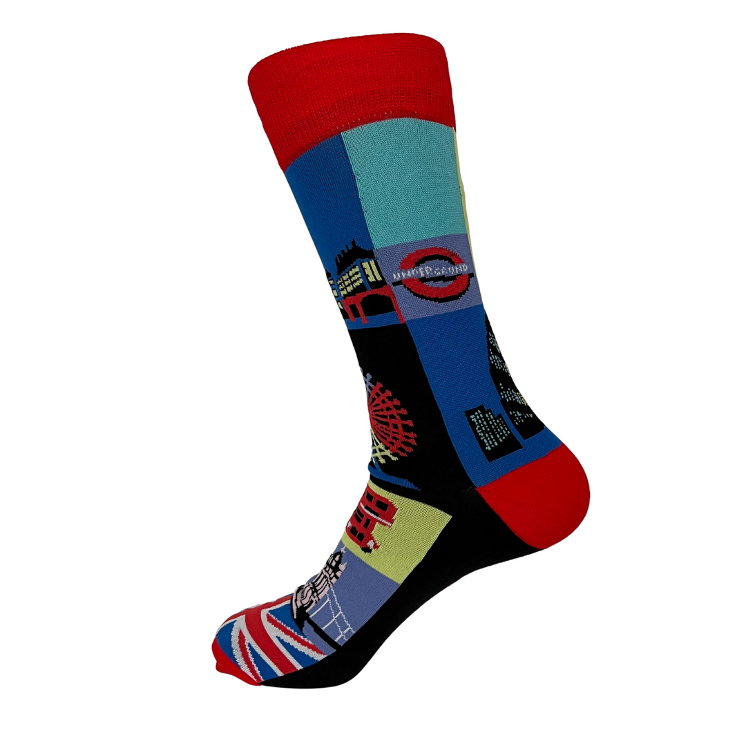 London Icons Socks | Landmark Collection | Union Jack Flag | Big Ben