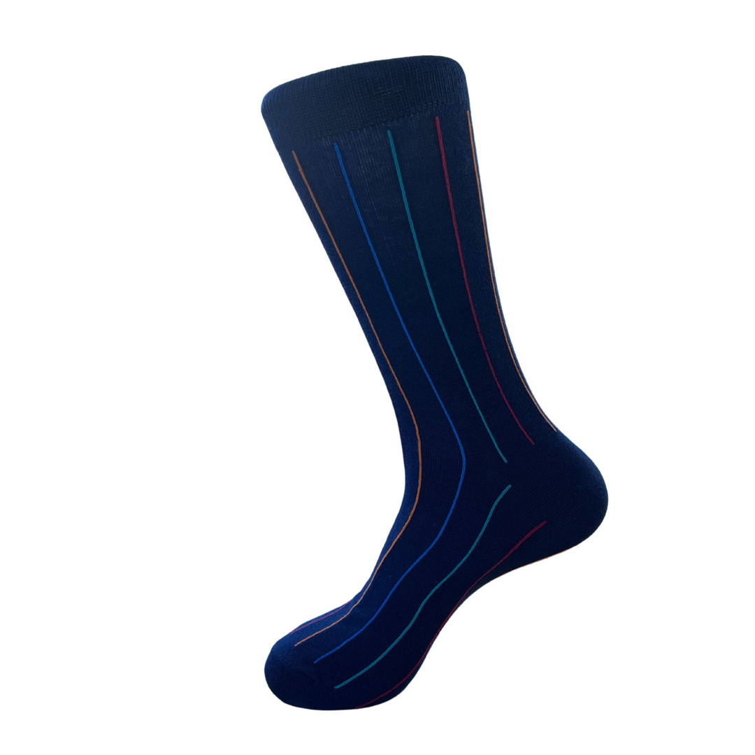 Men's Work Socks | Business Collection - Chic Rainbow | Sock Geeks