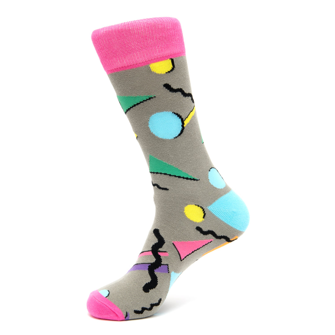 Retro socks | Sock Geeks | funky socks | vibrant designs | bold patterns 80s 90s socks| colourful styles l vintage socks