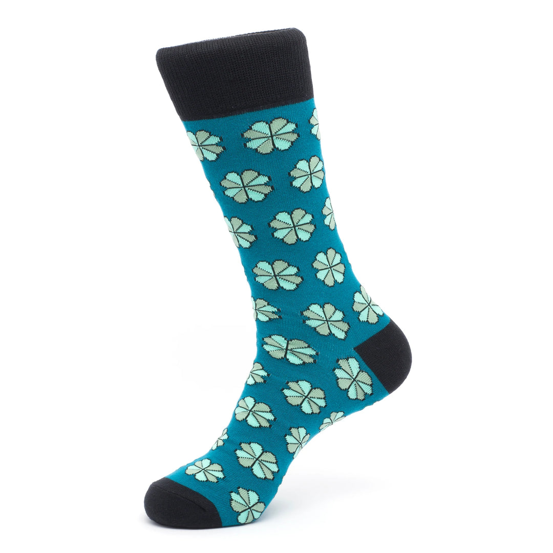 Green Clover Charm Socks | Prosperity |  shamrock  Socks