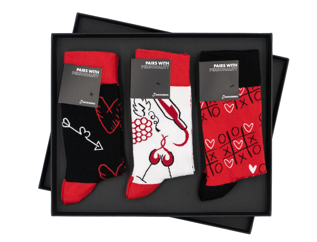 Luxury Sock Gift Box Luxury Socks UK | VALENTINES DAY COLLECTION | Sock Geeks