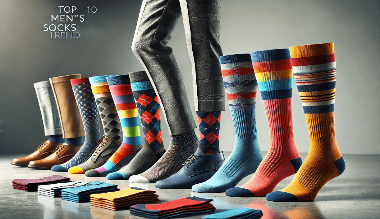 Men's socks trends | Cycling socks | Funky dress socks | Toe socks | Sustainable socks | Classic sock styles | Bright and neon socks