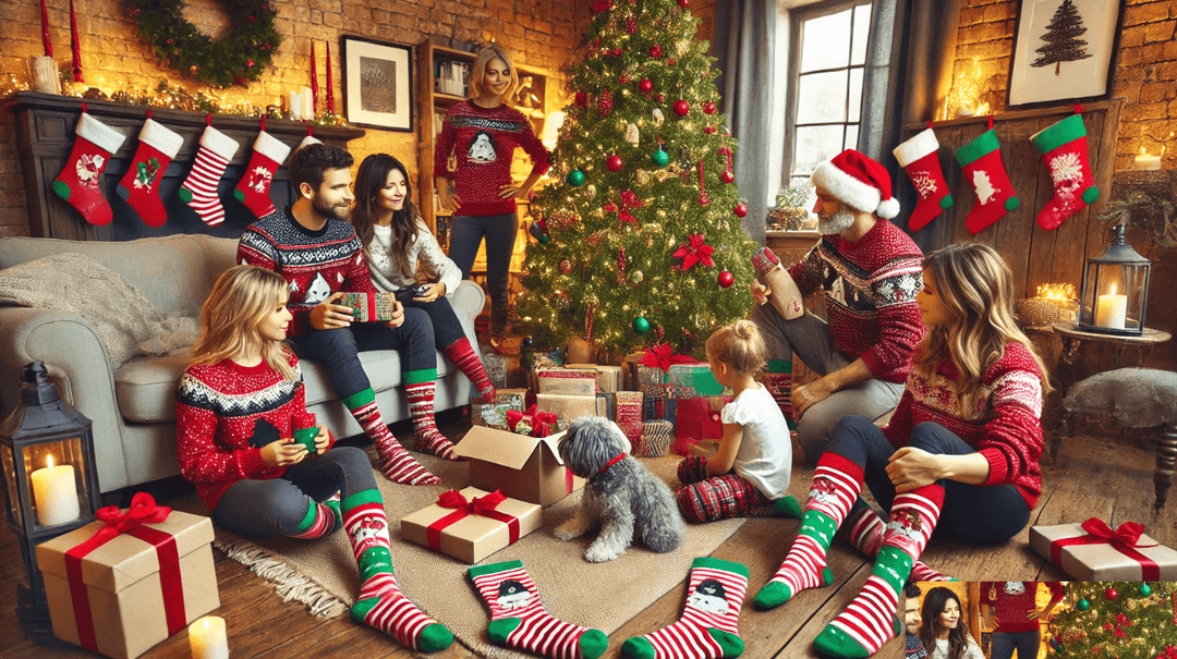 festive holiday socks | Santa letter tips | Sock Geeks Christmas