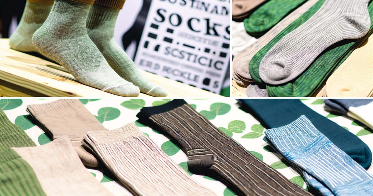 sustainable socks | eco-friendly materials | organic cotton socks | recycled polyester socks | ethical production | sustainable fashion