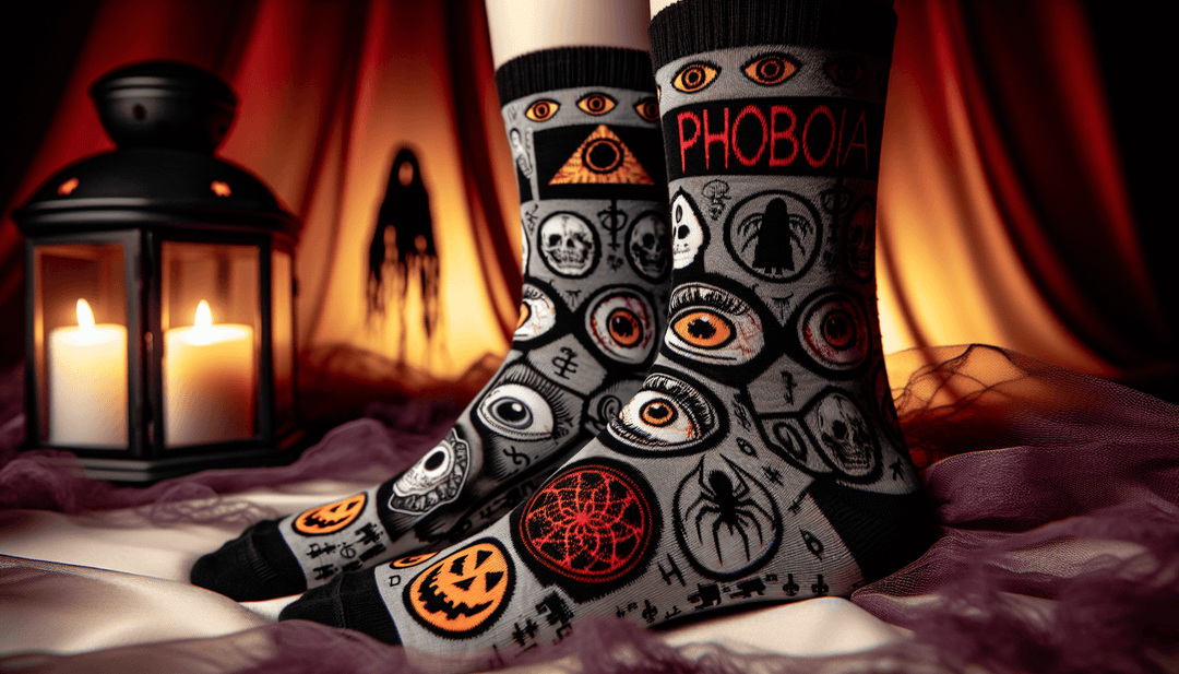 Halloween socks | Sock Geeks | phobia socks | festive socks | Halloween fashion | shark socks | spider socks | costume accessories