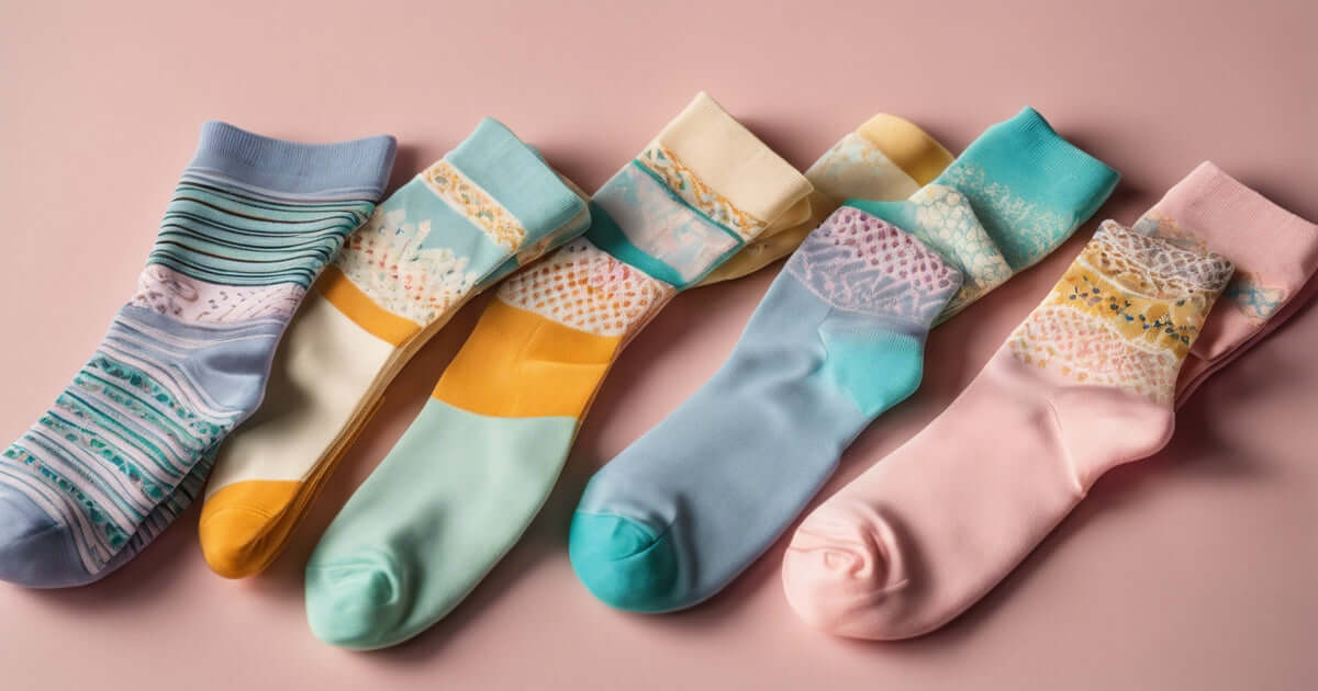 Pastel dress socks | Colour coordination | Versatile styling | Seasonal trends | Breathable materials | Stylish pairing | Comfort and aesthetics