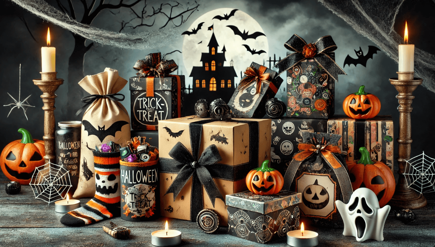 Halloween gifts | personalized gifts | curated gift sets | spooky decorations | handmade jewellery | letterbox gift boxes | trick or treat bags