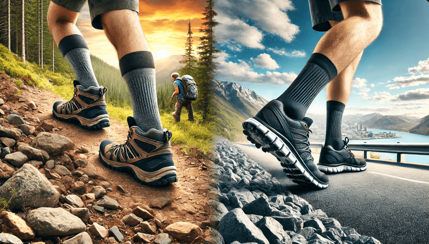 hiking socks | running socks | cushioning | moisture management | toe protection 