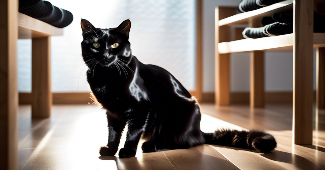 Black Cat Socks | Cotton-blend Socks | High-Quality Socks | Sock Enthusiasts | Feline-inspired Socks