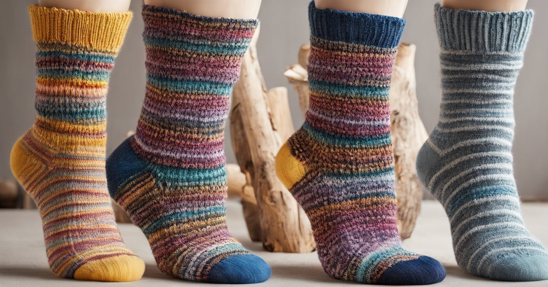 Classic sock patterns | Timeless designs | Knitting inspiration | Modern twist | Traditional motifs | Yarn selection | Durable materials | Handmade socks care