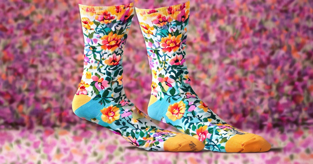  Floral Spring Socks | Styling Tips | Best Sellers | Spring Floral Trends | Vibrant Colour Palettes | Fashion Influence | Durability Tips | Confidence Through Style