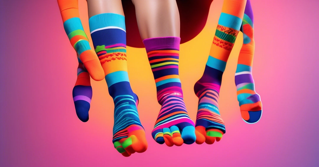 Embrace Vibrant Colours & Patterns | Mix & Match with Shoe Styles | Layer with Sheer or Fishnet Stockings | Show Off with Cropped Pants or Skirts | Coordinate with Accessories | Explore Toe Socks Collection