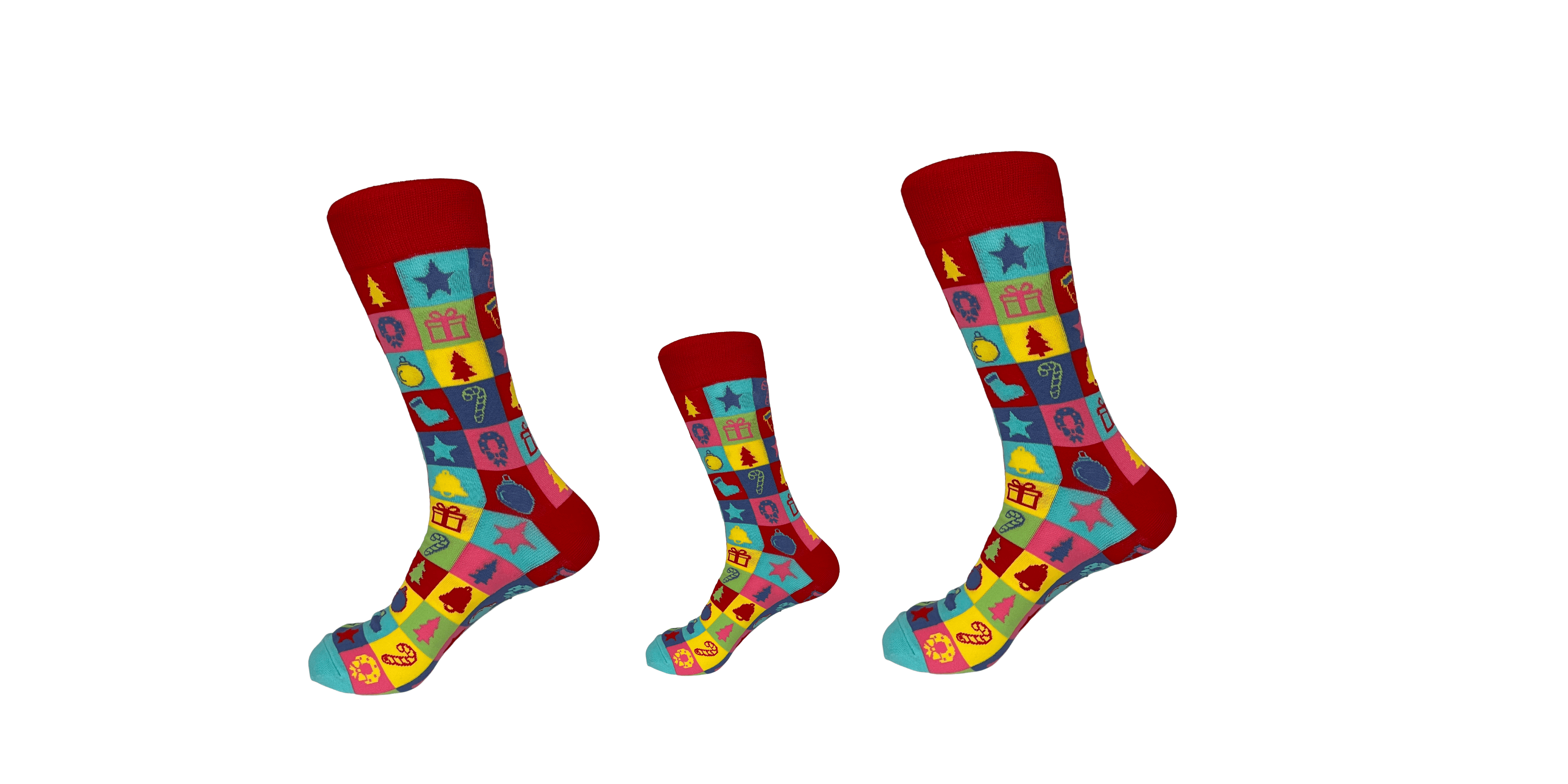 Christmas socks gift | Matching family socks | Festive sock set | Christmas gift idea | Luxury sock gift | Family matching outfits | Holiday socks |  Sock Geeks