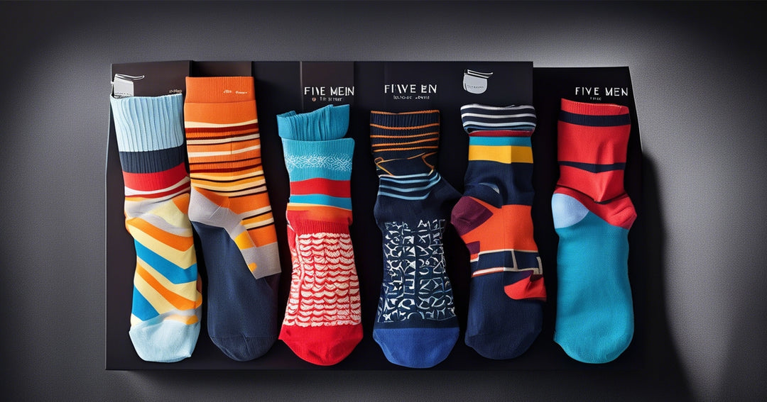 Perfect Men's Socks Gift Boxes | Luxury Merino Wool Blend Socks Set | Stylish Patterned Cotton Sock Collection | Bamboo Fibre Eco-Friendly Sock Box | Premium Cashmere Dress Socks Gift Set 