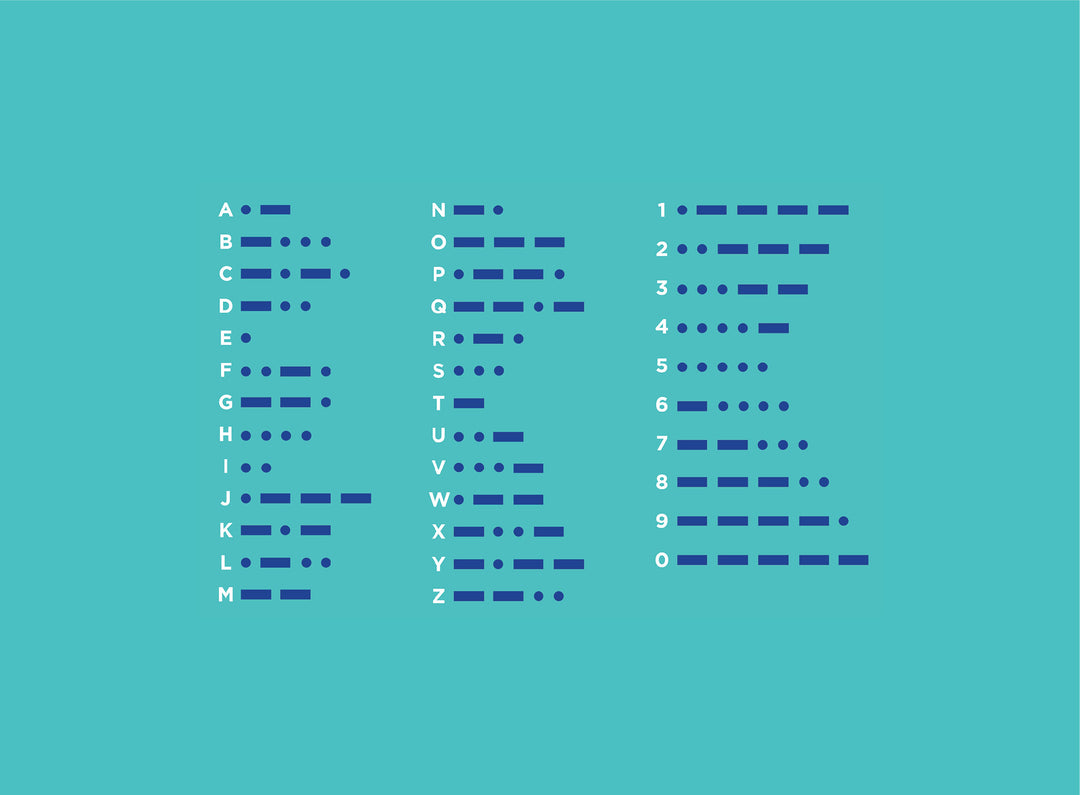 Morse Code socks