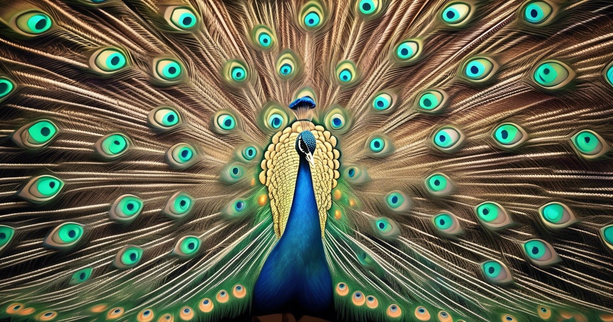 Peacock Sock Design