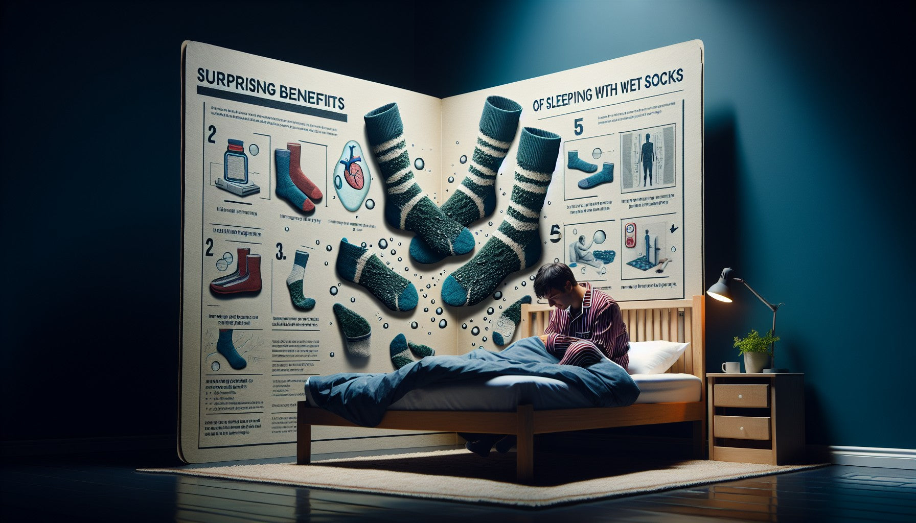 Sleeping with damp socks | Wet sock treatment myths | Wellness with wet sock