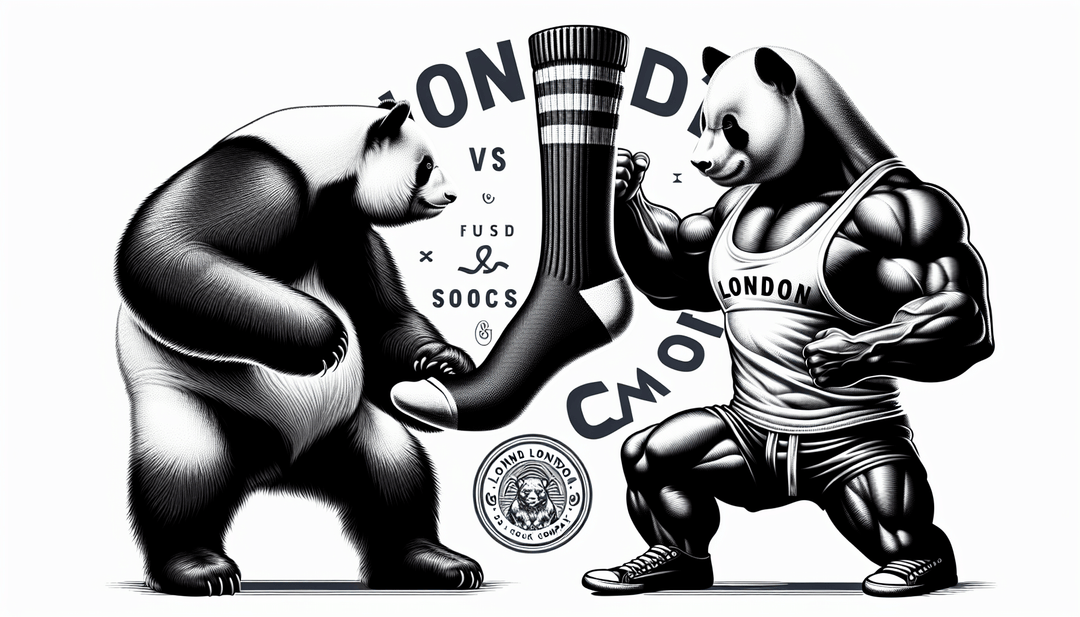 Swole Panda | The London Sock Company | luxury socks | bamboo socks | designer socks | sustainable socks | personalized sock sub