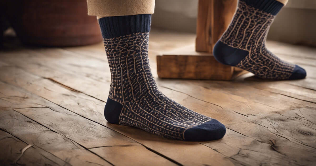 Thermal insulation | Moisture-wicking | Cushioning and support | Wool socks | Synthetic blends | Patterned designs | Fashion-forward brands