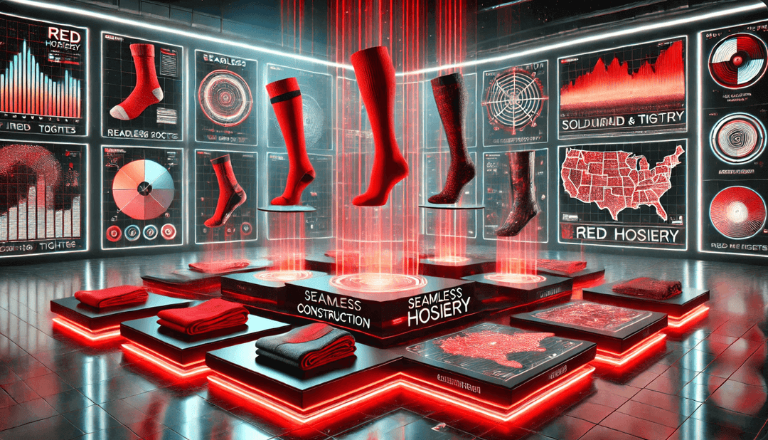 Red hosiery