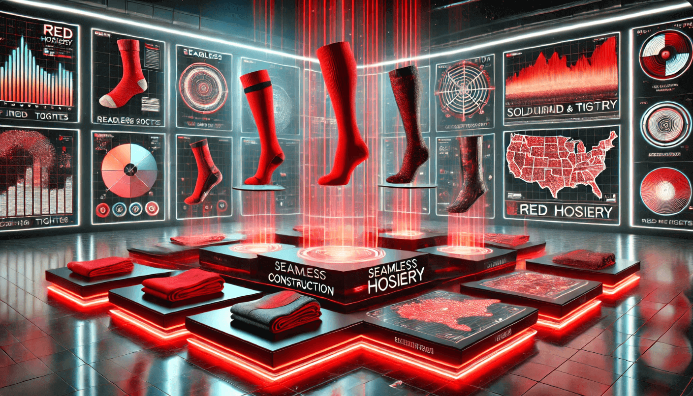 Red hosiery