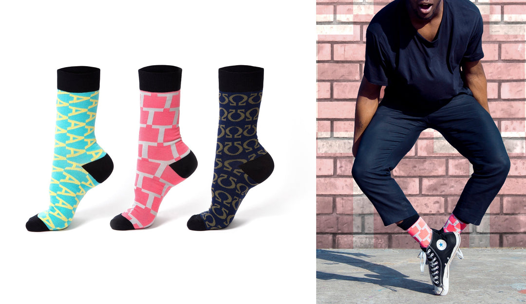 UK sock trends 2025 | sustainable socks UK | personalised socks UK | bold sock designs | retro athletic socks | visible socks fashion | eco-friendly sock materials