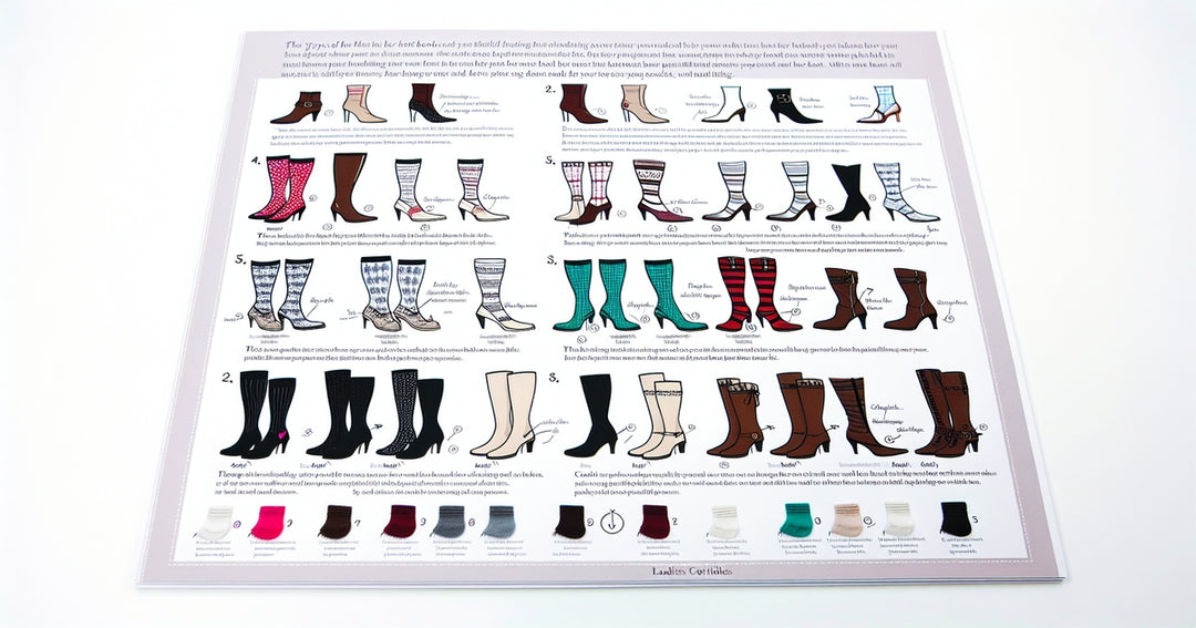 Ladies Boot Socks | Types | Benefits | Styling Guide | Materials | Lengths and Styles | Patterns and Colors | Warmth | Moisture-Wicking | Cushioning and Support