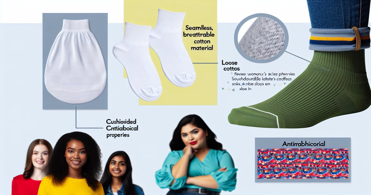Diabetic Socks | Foot Health | Moisture-Wicking | Temperature Regulation | Natural Yarns | Smooth Toe Seam | Cushioning for Comfort | Improved Circulation | Washing Instructions | Stylish Options