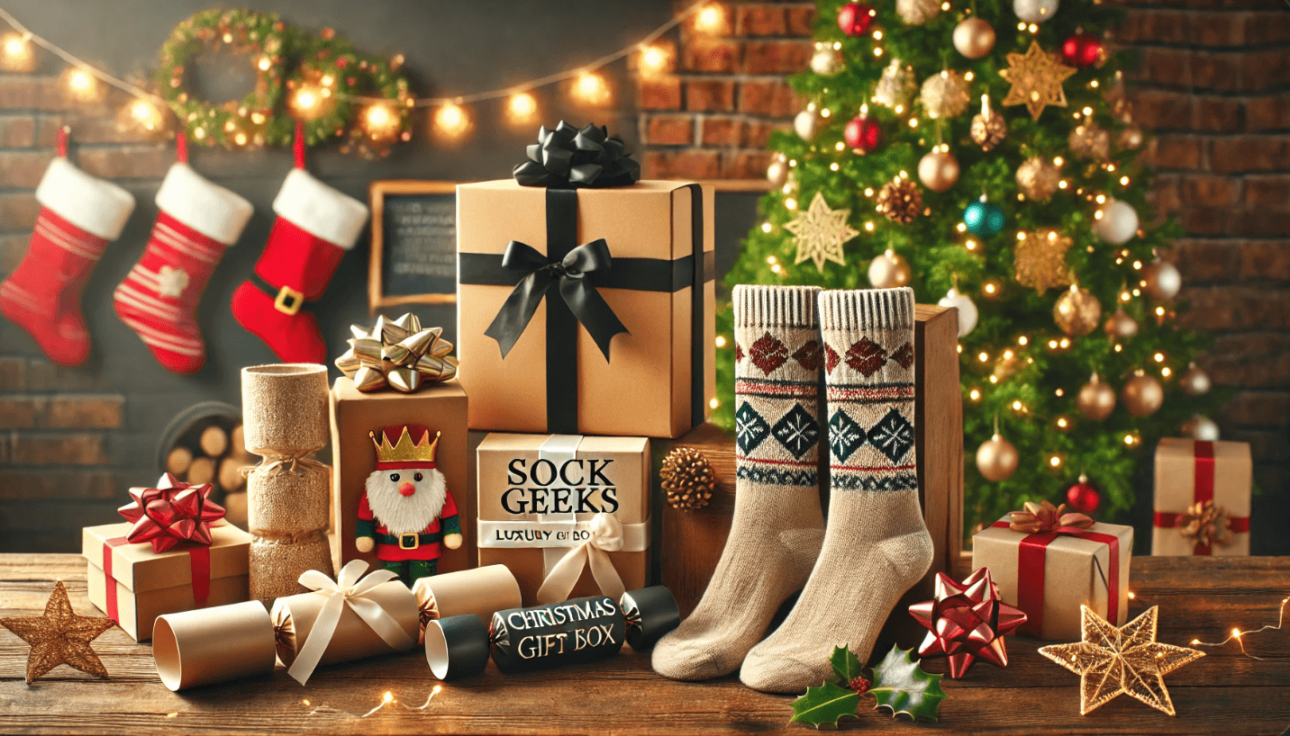 Christmas gifts for teachers | teacher gift ideas | Sock Geeks gift box | premium socks for teachers | festive teacher presents | thoughtful holiday gifts | personalized teacher gifts