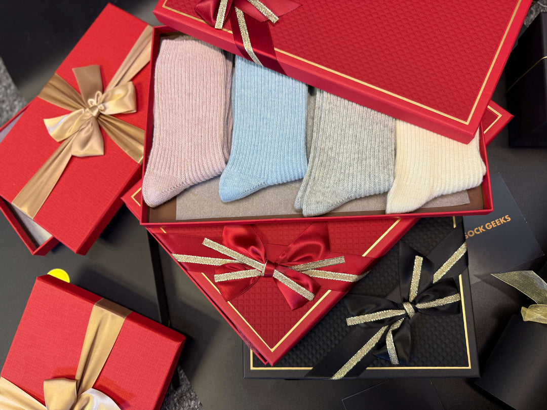 women's cashmere sock gift set