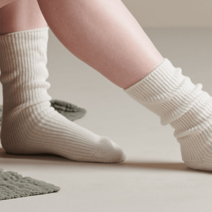 soft cashmere socks | premium bed socks | warm winter socks | ribbed cashmere socks | cashmere gift for her