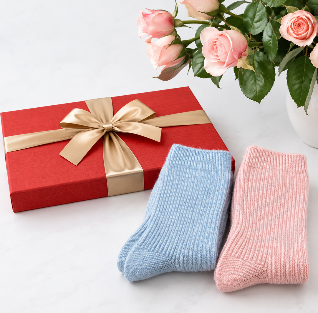 Cashmere Socks Gift Set for Women