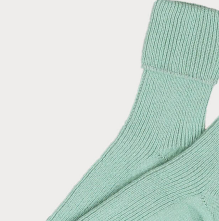 Cashmere Socks, Light Green
