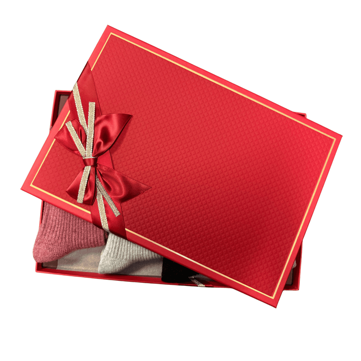 Cashmere socks gift box