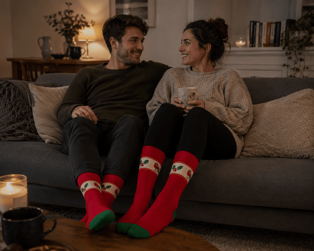 Xmas socks, family matching socks