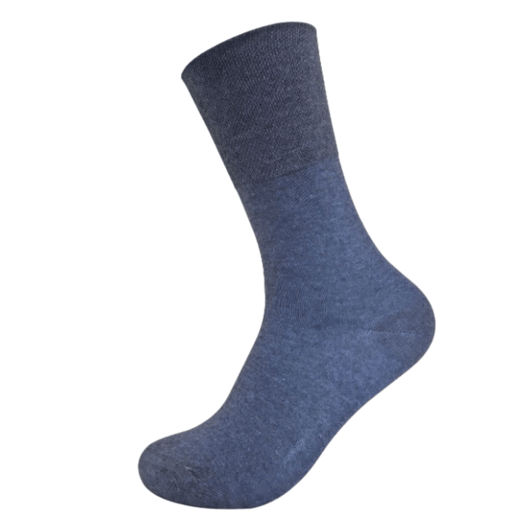 Navy Thermal Diabetic Socks | Viloft Fiber | Unrestricted Circulation | Sizes 3-8 | Elegantly Packaged