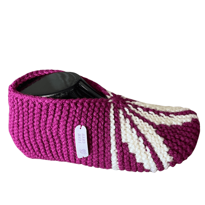 sustainable knitted socks | cosy handmade socks | luxury cashmere sleep socks | handmade socks for women | warm slipper socks UK