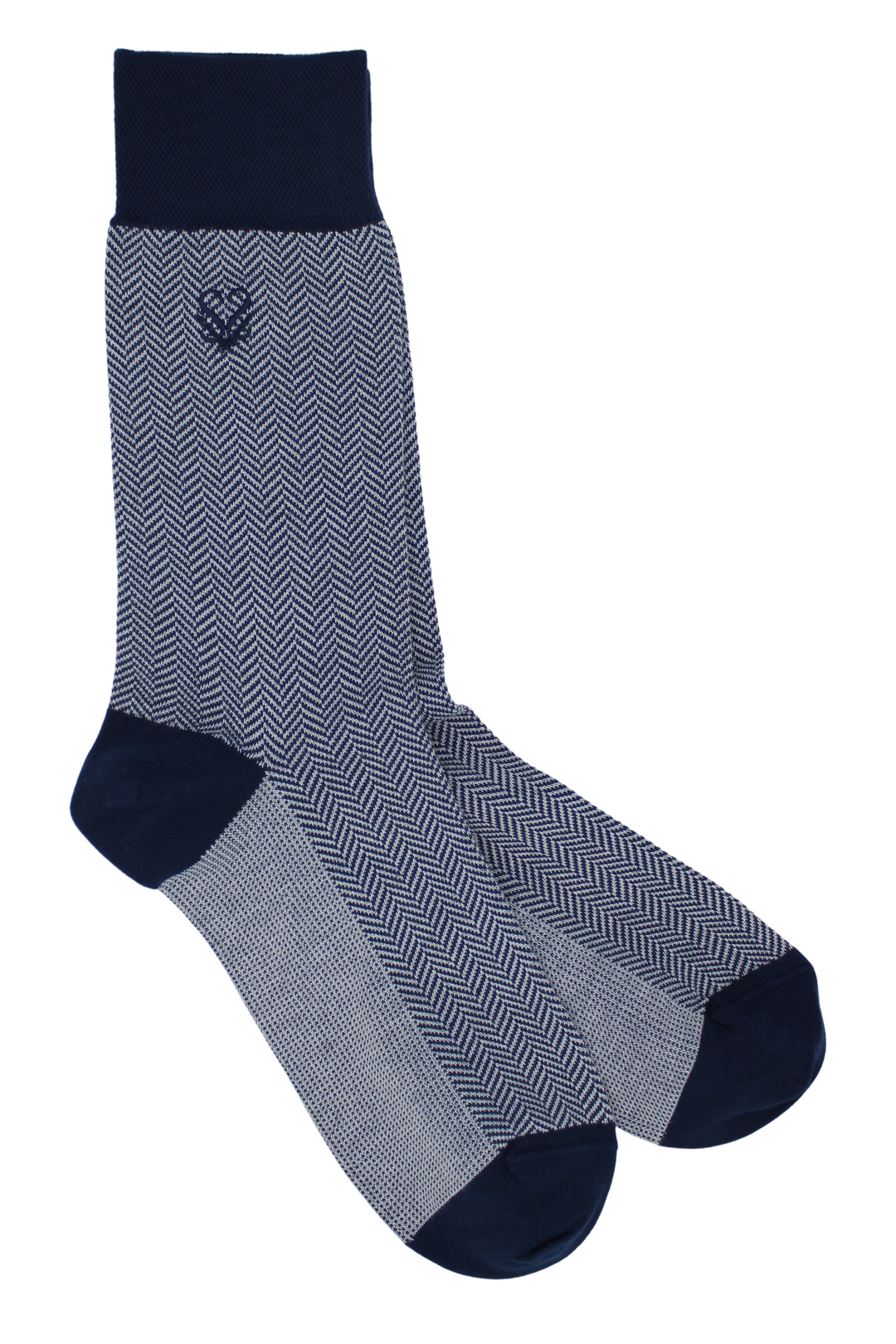 ice blue bamboo socks | luxury blue bamboo socks | herringbone bamboo socks men 