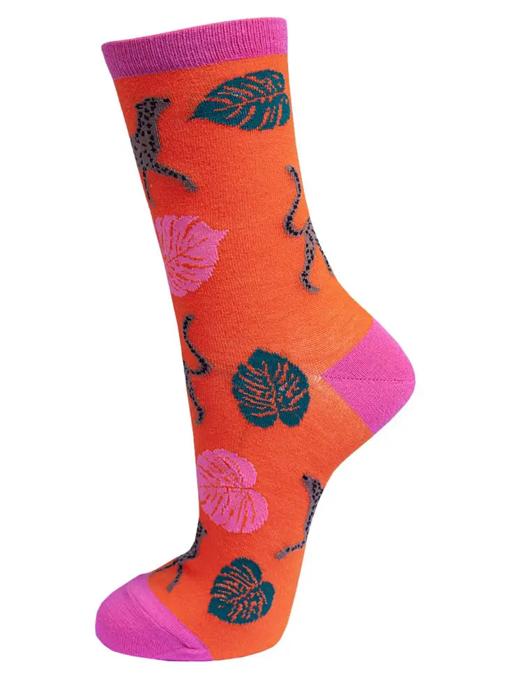 Bamboo Socks For Women | Bamboo Wild Nature Collection | Sock Geeks
