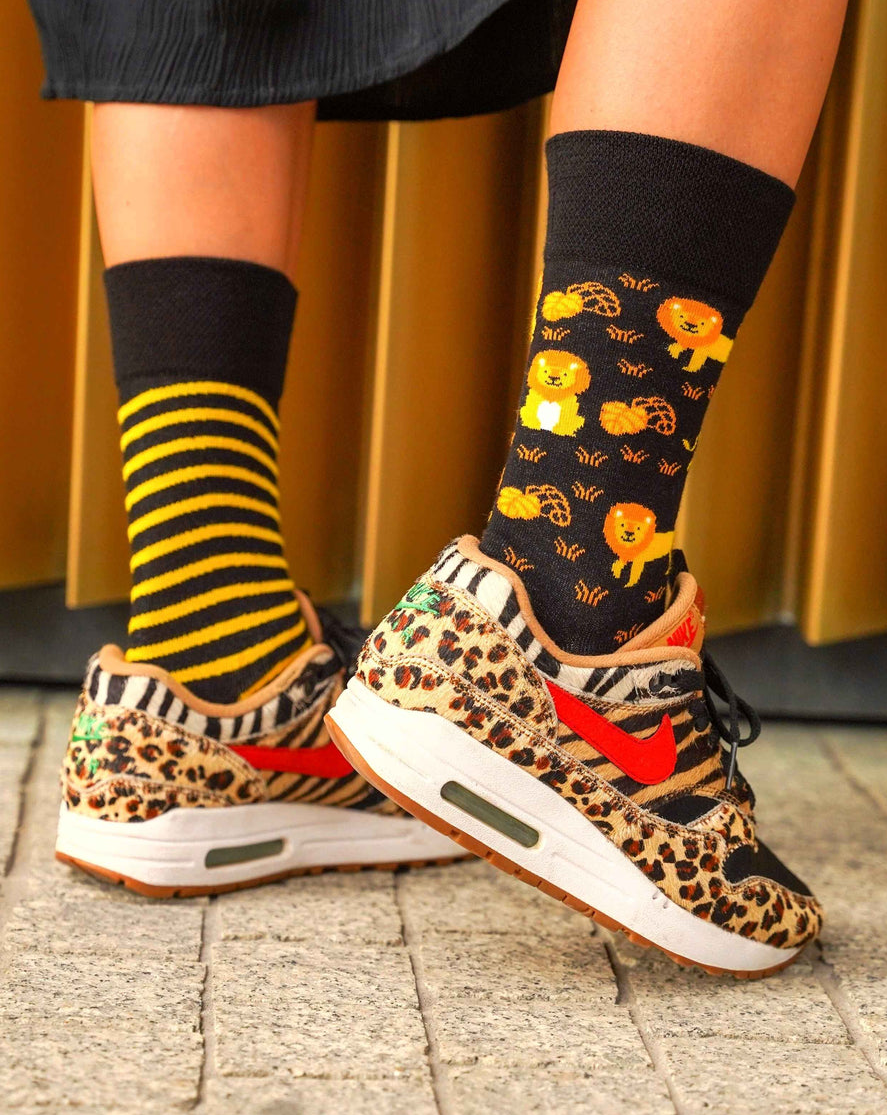 odd socks UK | mismatched socks | lion socks UK | animal socks UK
